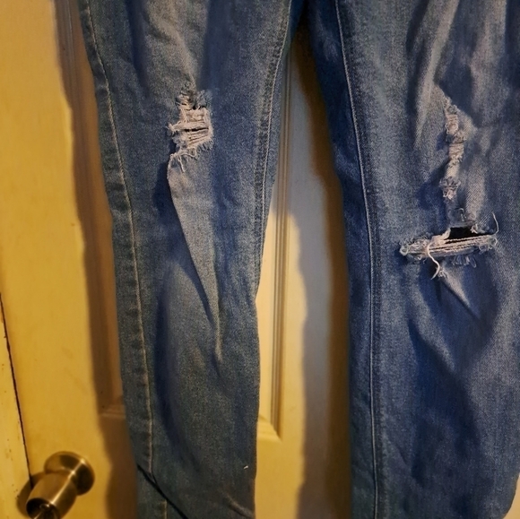 Old navy Rockstar super Skinny button fly distressed Jeans size 6 - Picture 5 of 10